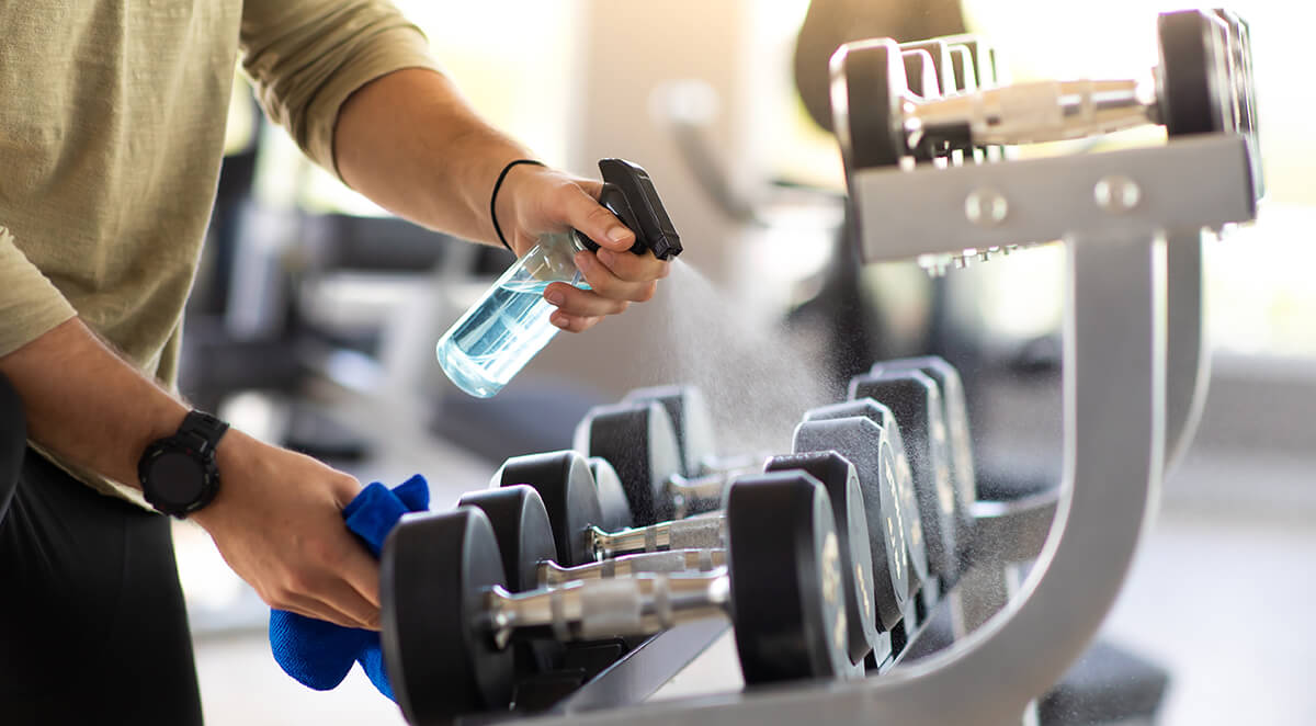 gym must follow sanitization