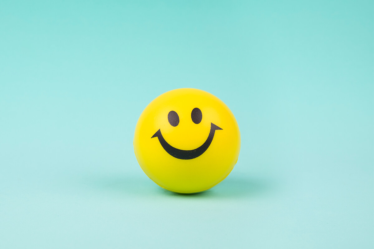 smiley face ball background sweet retro vintage color